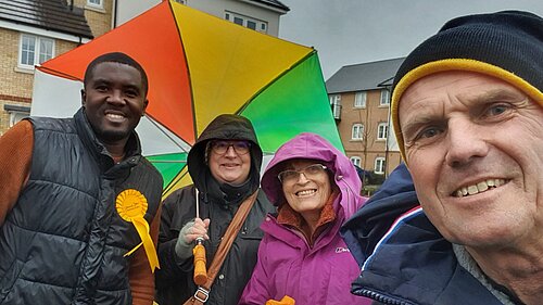 Group of Lib Dem campaigners